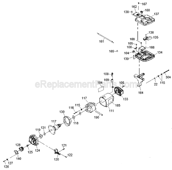 Page B Diagram and Parts List for FS100L Type 1 Black and Decker Miter Saw